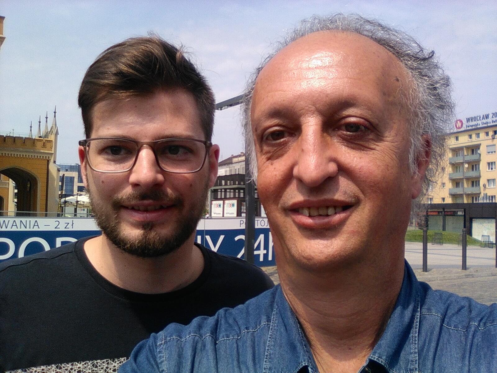 10 Poznan Cracovia selfie con Piotr (1)